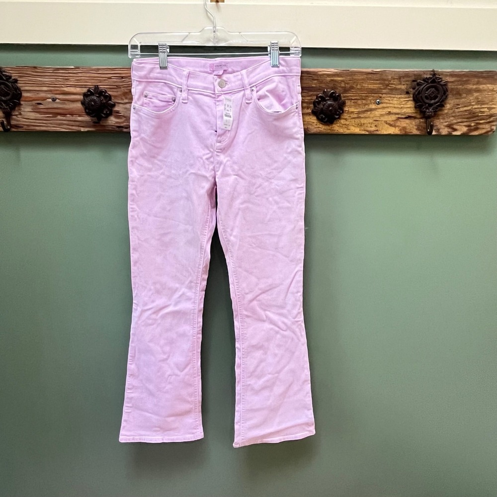 Crewcuts J.Crew Girls Light Purple Flare Jeans Size 14 NWT CH118 SP25